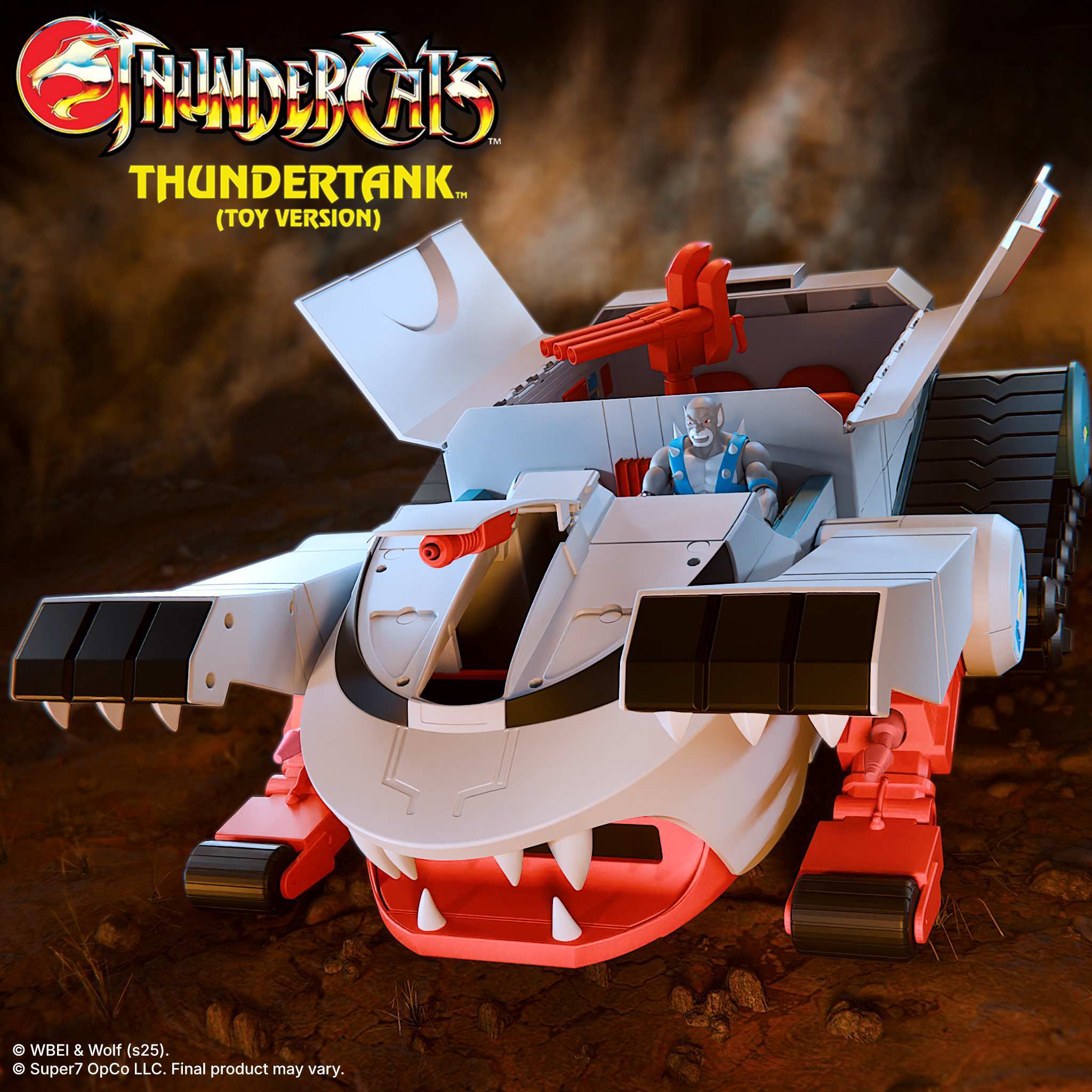 Super7 ThunderCats Ultimates vehicul Thundertank cu Panthro 69 cm