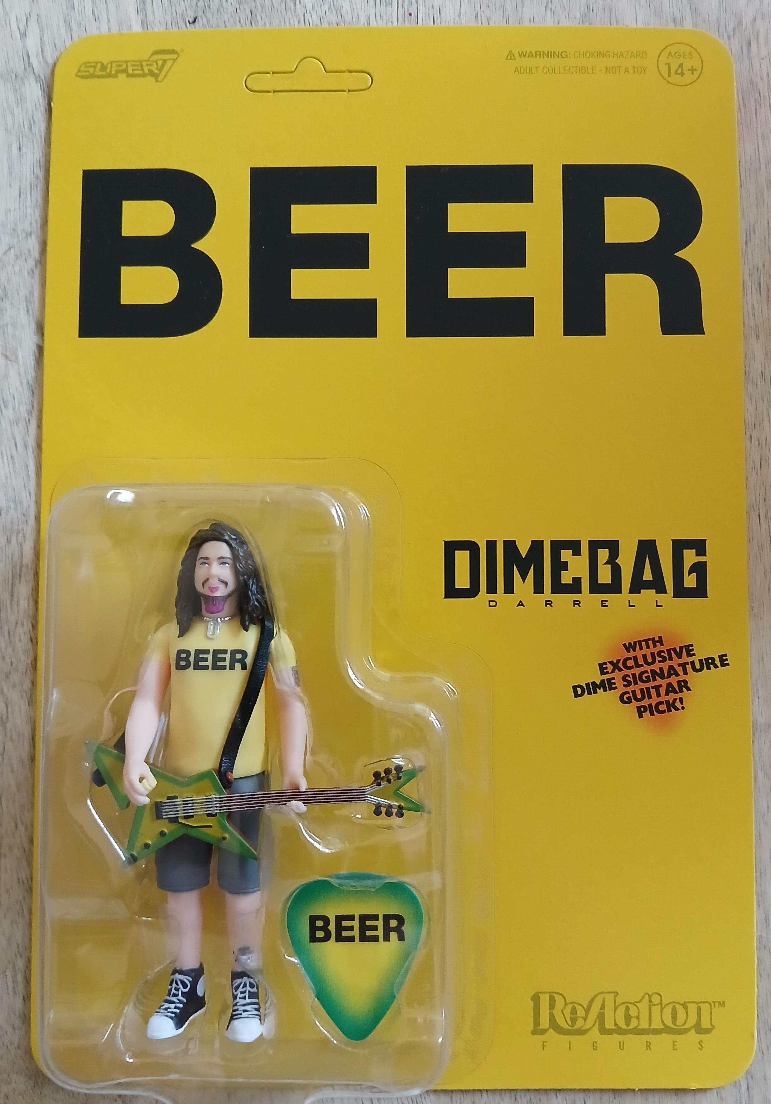 Super7 ReAction Dimebag Darrell Wave 2 set 2 figurine