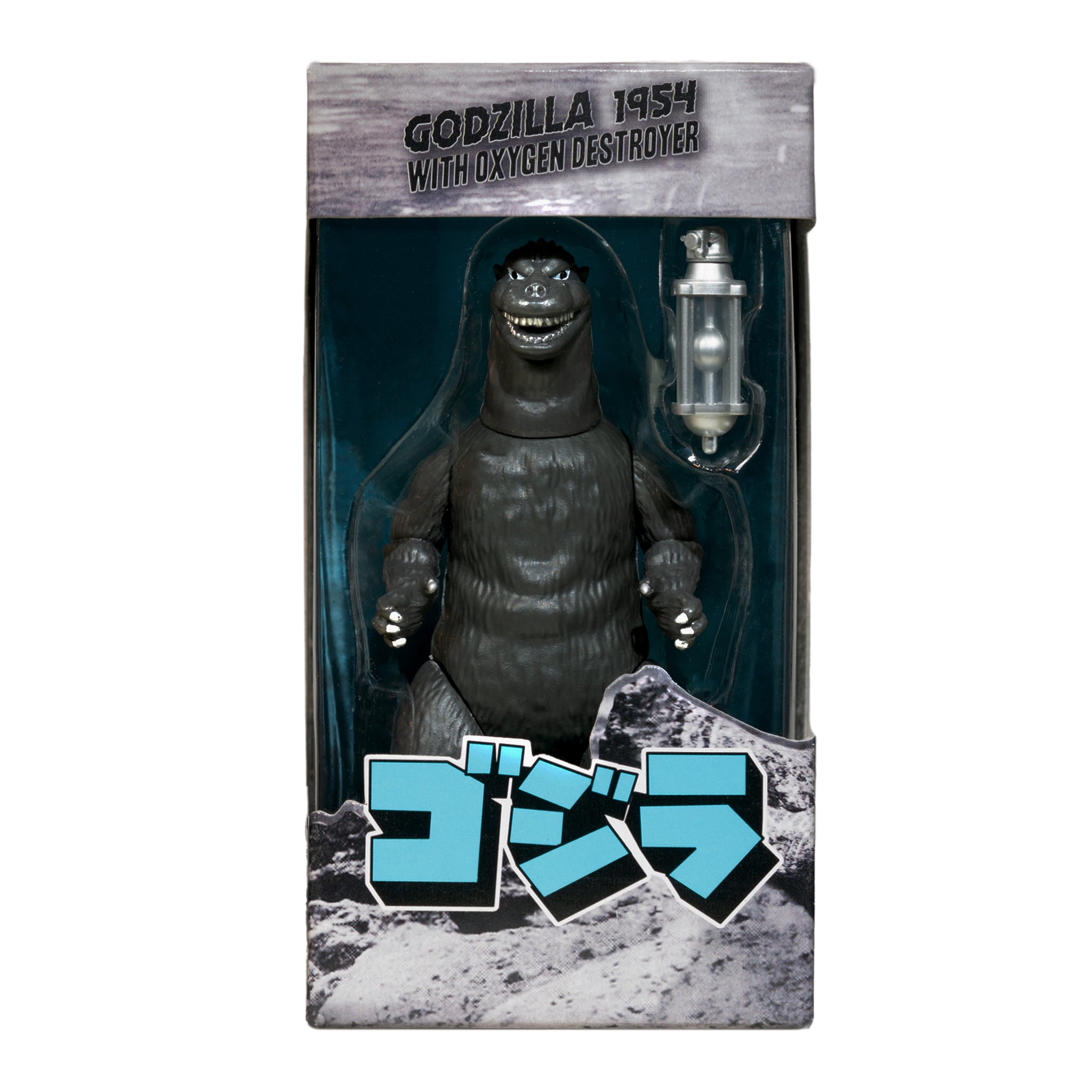 Super7 ReAction Toho Godzilla 54 Silver Screen figurina gri