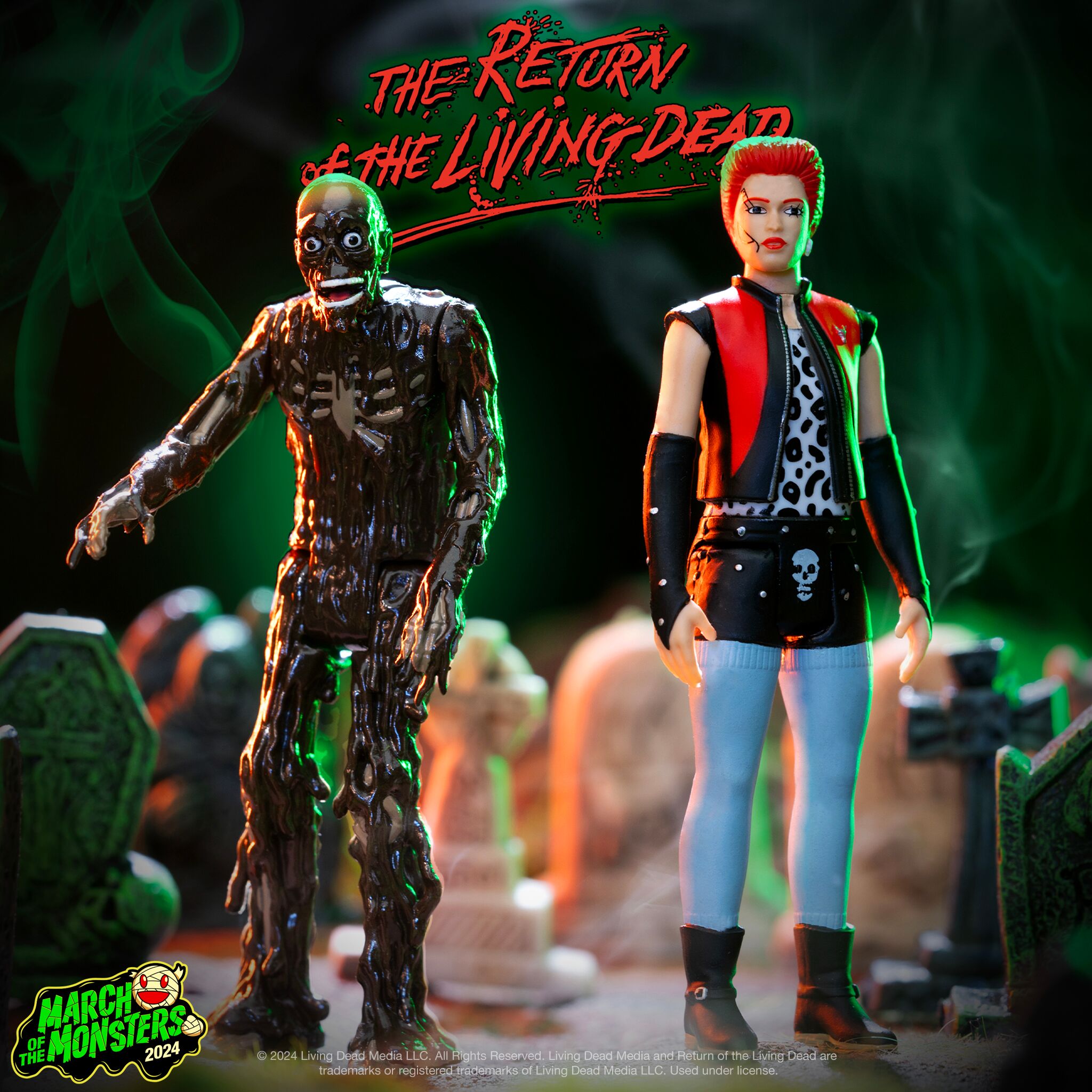 Super7 ReAction Return Living Dead Tarman figurina 3,75 inch