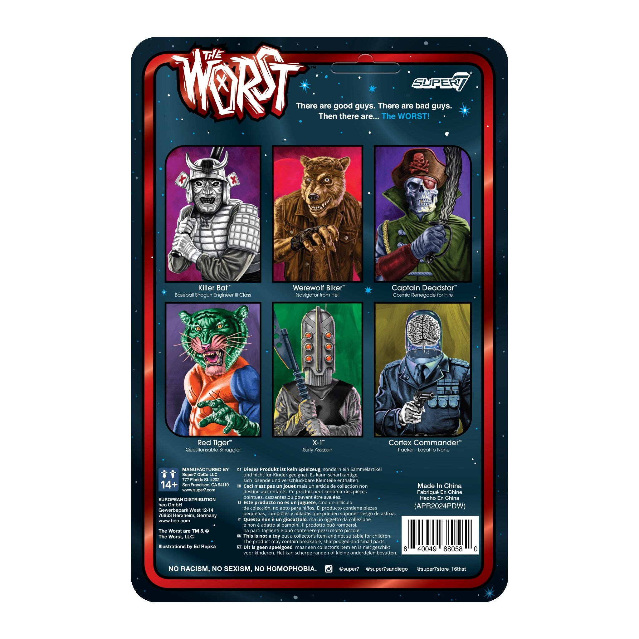 Super7 The Worst ReAction figurină Cortex Commander