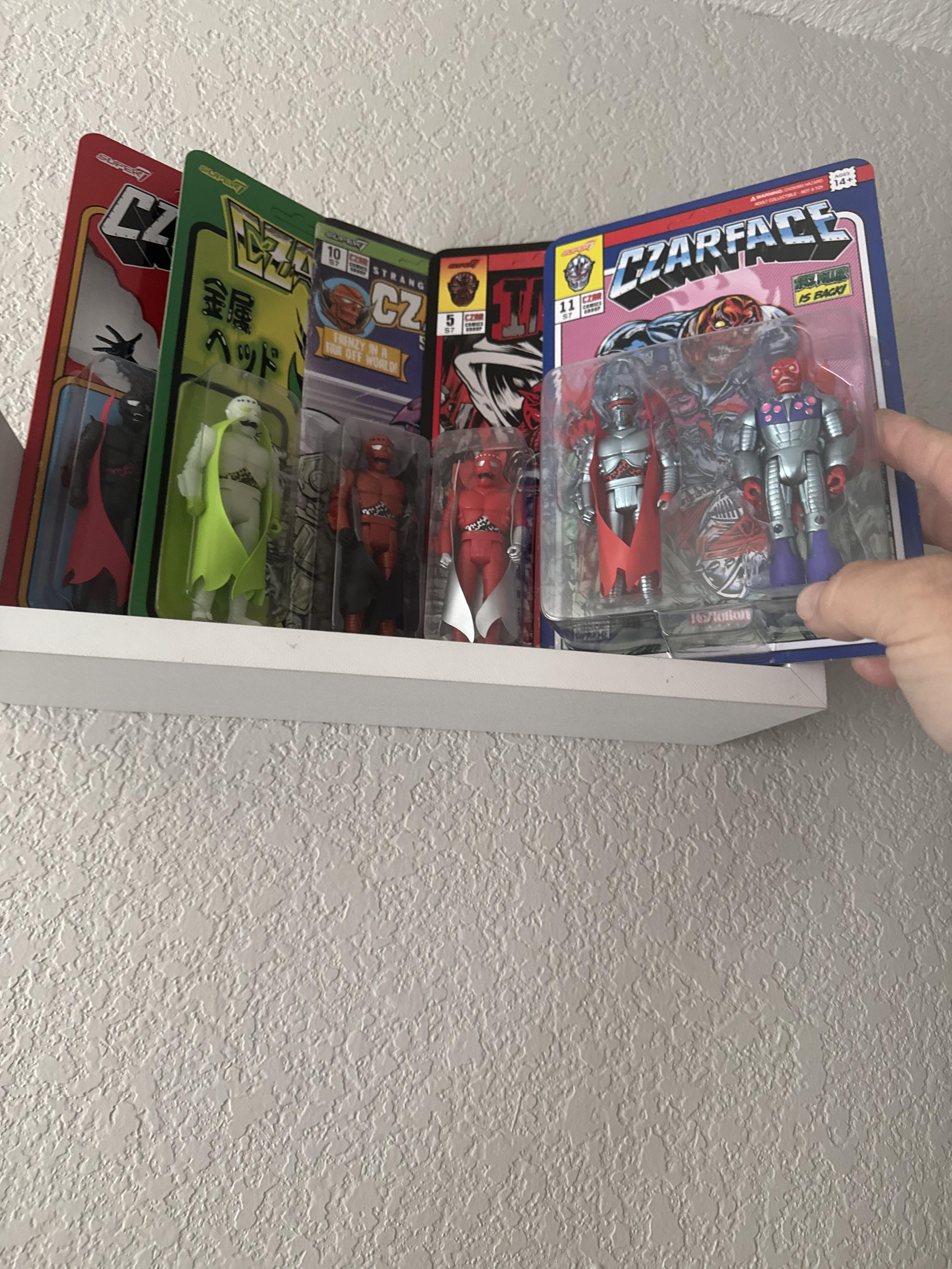 Super7 ReAction Czarface Frankie Pulitzer figurine set 2 buc metalizat